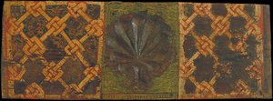 Panneau de Plafond avec Motifs de Feuilles de Palmier et d